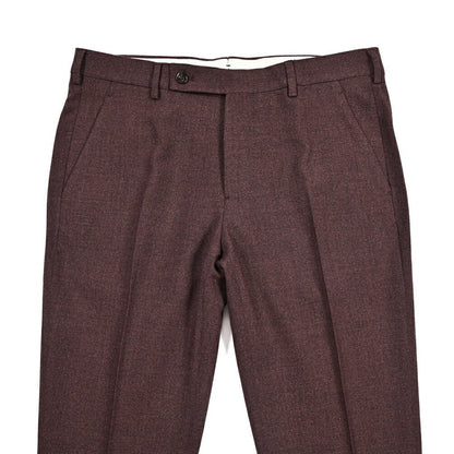 BERWICH “MORELLO” ヴァージンウール100% ノータックスラックス ワインレッド(red) 46 | GUARDAROBA MILANO OFFICIAL STORE