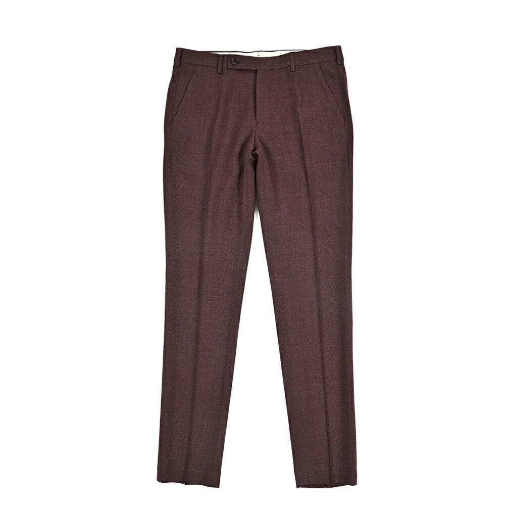 BERWICH “MORELLO” ヴァージンウール100% ノータックスラックス ワインレッド(red) 46 | GUARDAROBA MILANO OFFICIAL STORE