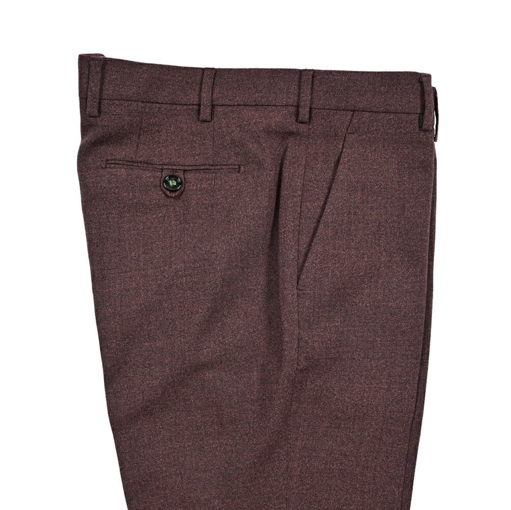 BERWICH “MORELLO” ヴァージンウール100% ノータックスラックス ワインレッド(red) 46 | GUARDAROBA MILANO OFFICIAL STORE