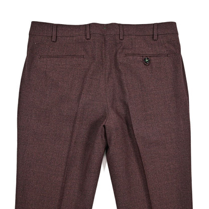BERWICH “MORELLO” ヴァージンウール100% ノータックスラックス ワインレッド(red) 46 | GUARDAROBA MILANO OFFICIAL STORE