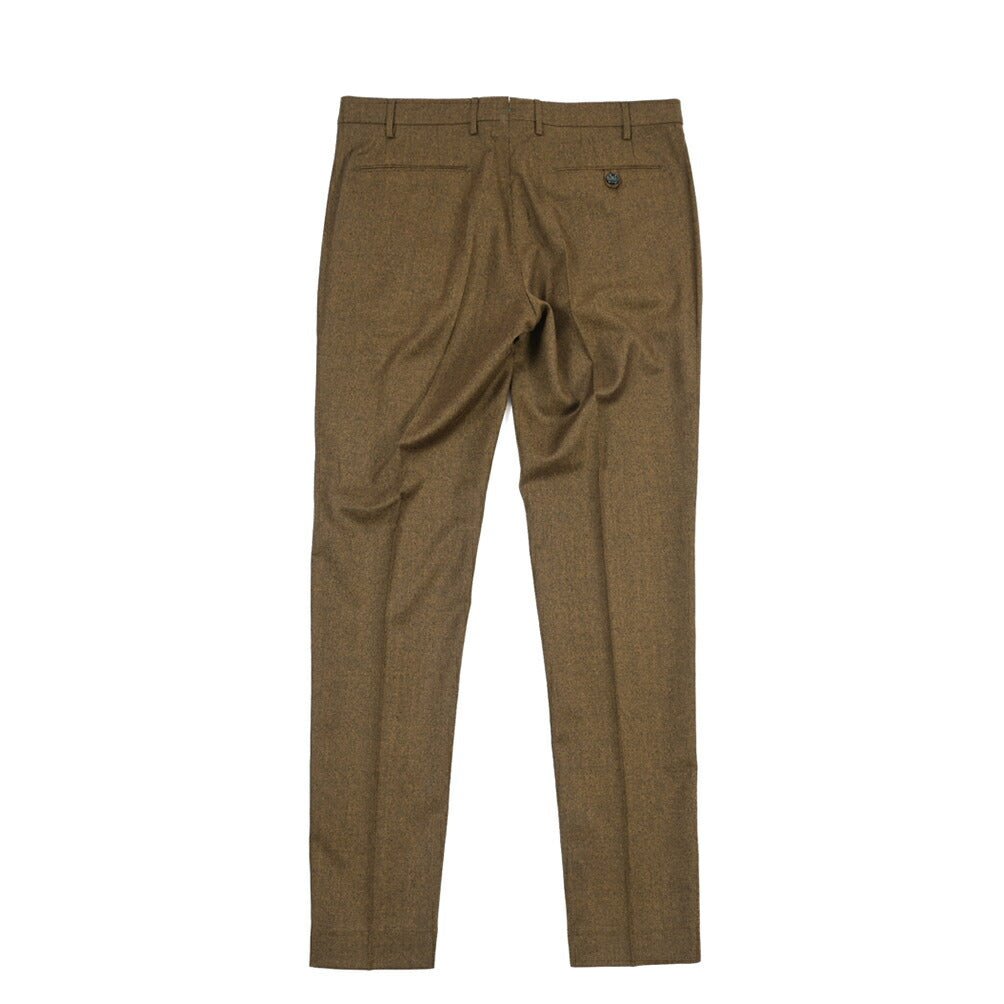 BERWICH “MORELLO” ヴァージンウール100% ノータックスラックス ブラウン(oil) 46 | GUARDAROBA MILANO OFFICIAL STORE