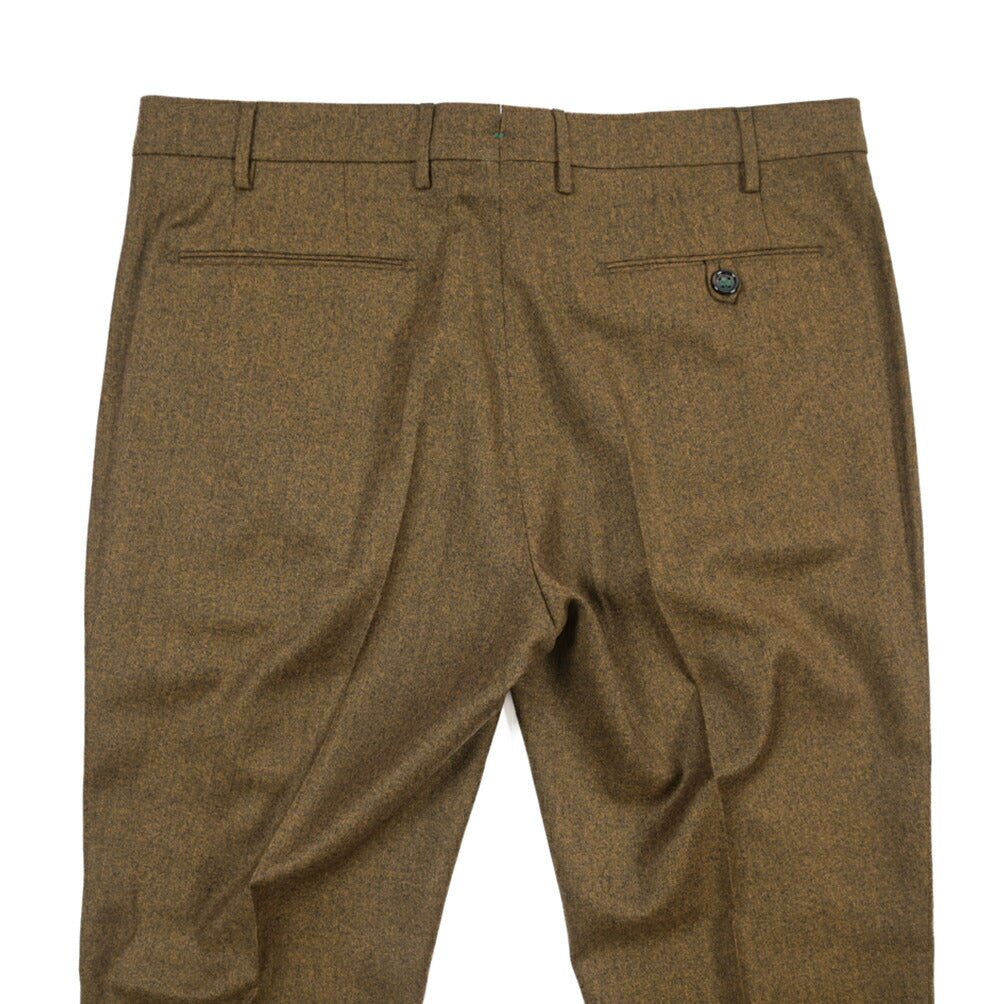 BERWICH “MORELLO” ヴァージンウール100% ノータックスラックス ブラウン(oil) 46 | GUARDAROBA MILANO OFFICIAL STORE