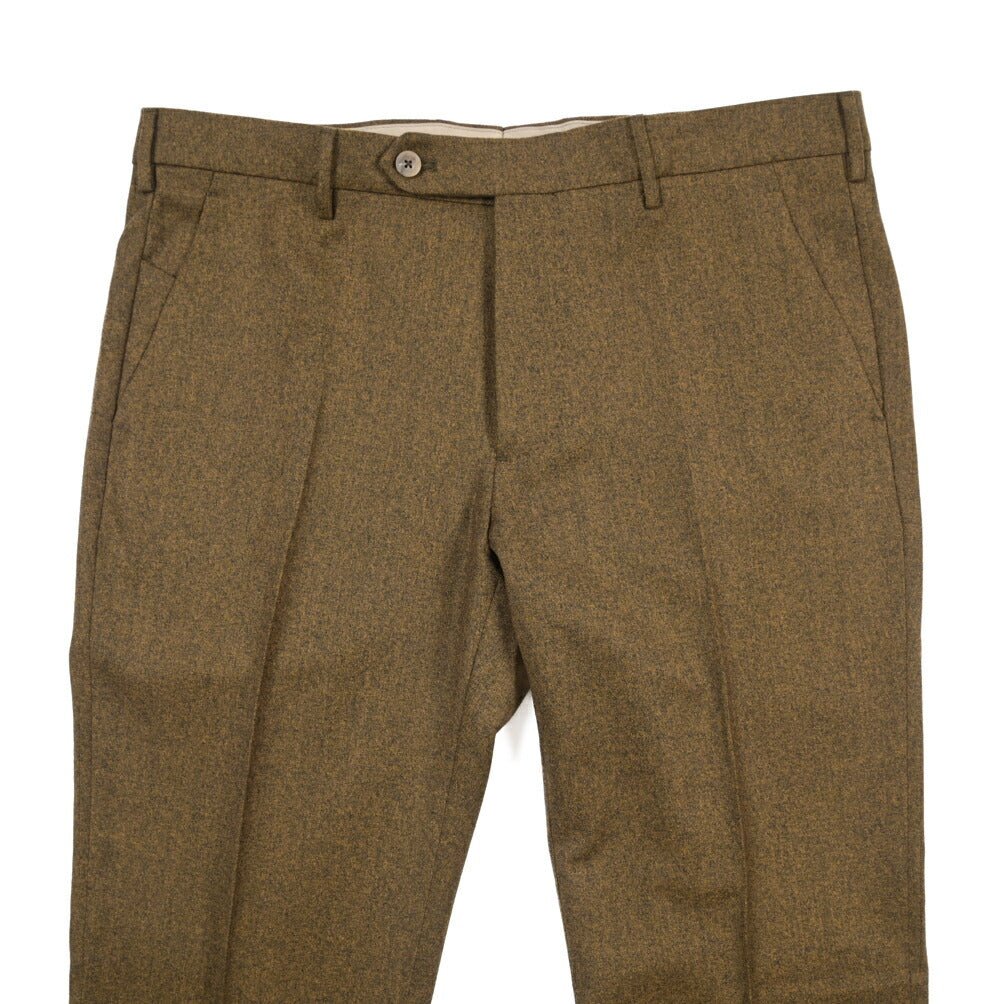 BERWICH “MORELLO” ヴァージンウール100% ノータックスラックス ブラウン(oil) 46 | GUARDAROBA MILANO OFFICIAL STORE