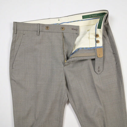 BERWICH “MORELLO” ヴァージンウール100% ノータックスラックス グレージュ(greige) 46 | GUARDAROBA MILANO OFFICIAL STORE