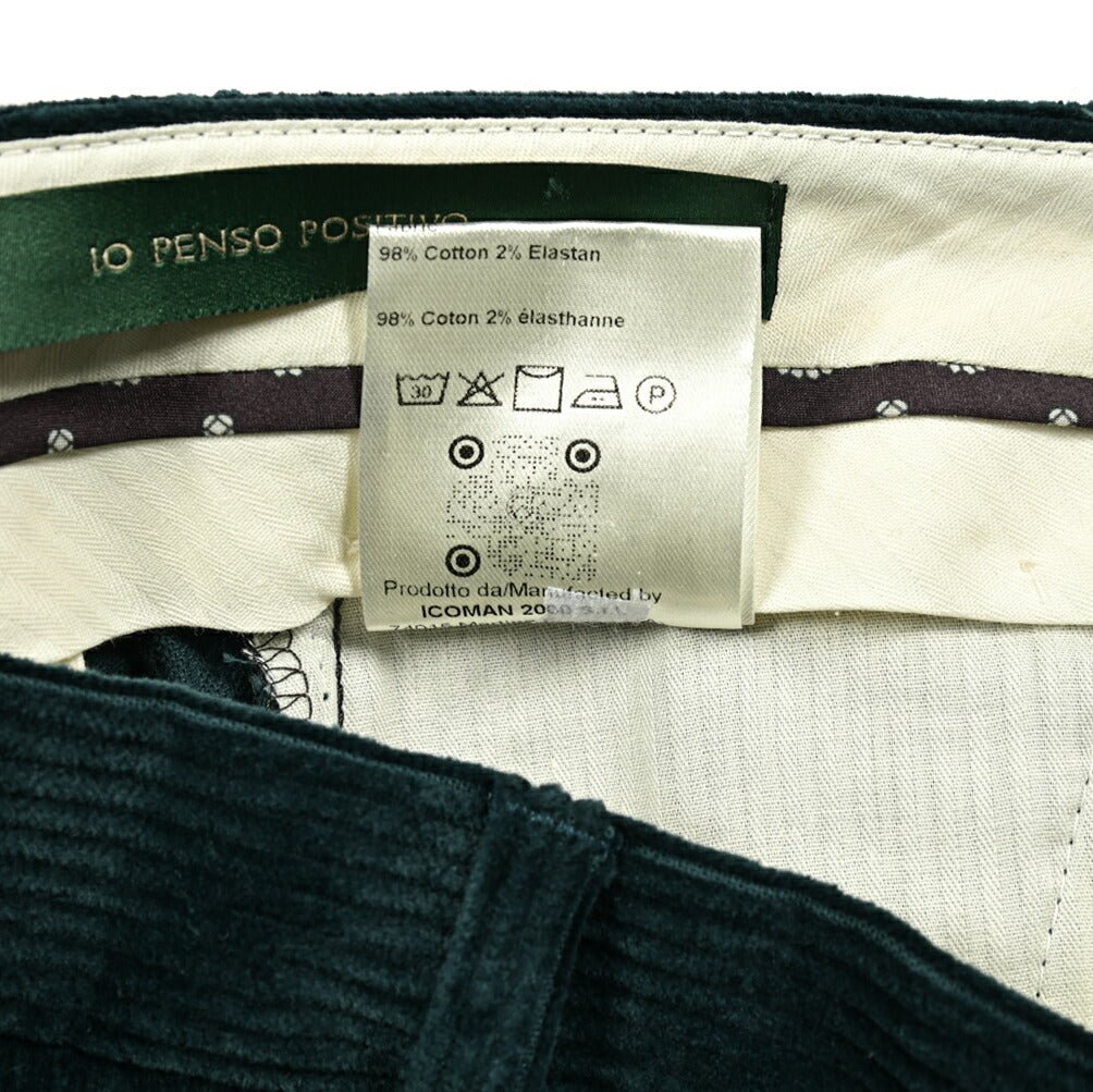 BERWICH MORELLO ストレッチコットン 中畝コーデュロイノータックスラックス｜GUARDAROBA MILANO OFFICIAL STORE