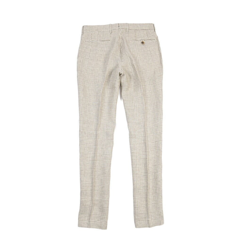 BERWICH “MORELLO 1P” リネン100% ワンタックスラックス ベージュ(desert) 46 | GUARDAROBA MILANO OFFICIAL STORE
