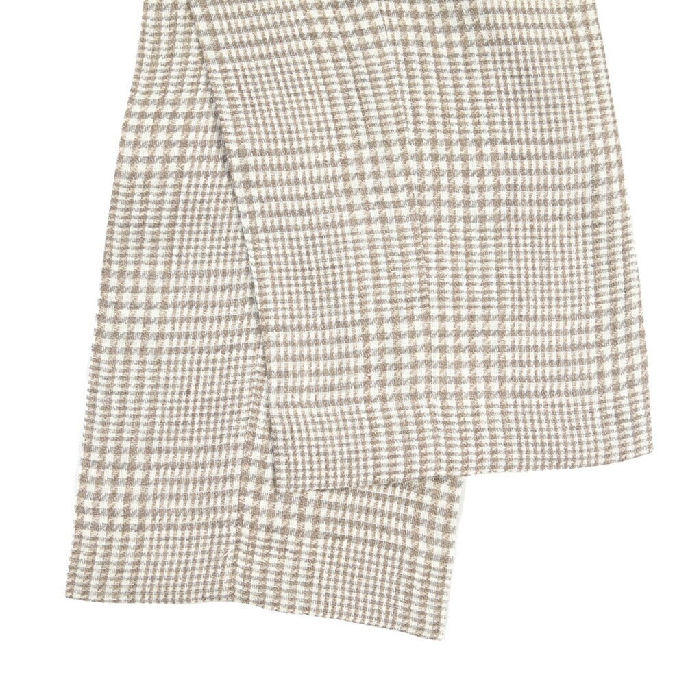 BERWICH “MORELLO 1P” リネン100% ワンタックスラックス ベージュ(desert) 46 | GUARDAROBA MILANO OFFICIAL STORE