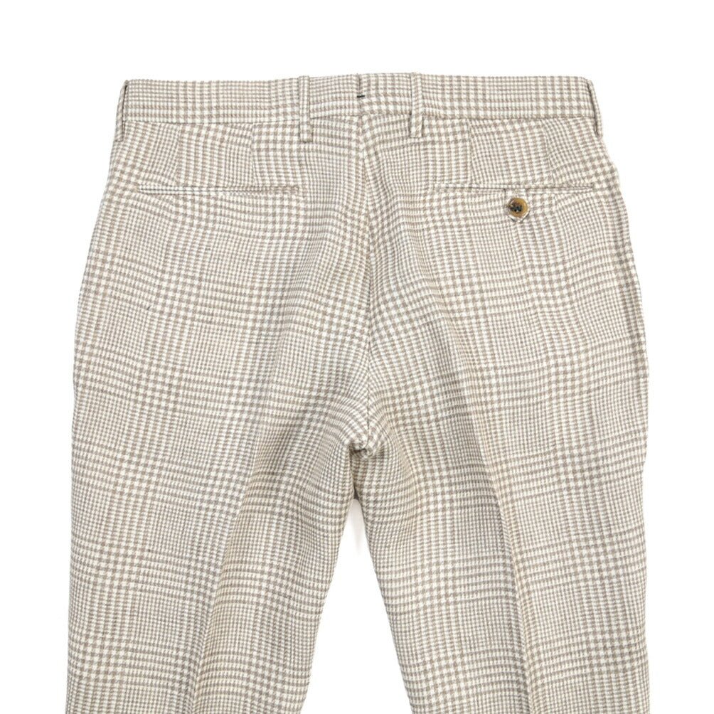 BERWICH “MORELLO 1P” リネン100% ワンタックスラックス ベージュ(desert) 46 | GUARDAROBA MILANO OFFICIAL STORE