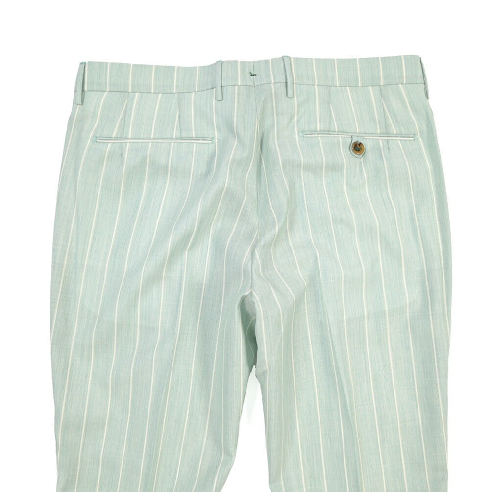 BERWICH “MORELLO 1P” ヴァージンウール100% ワンタックスラックス ライトグリーン(lt green) 46 | GUARDAROBA MILANO OFFICIAL STORE