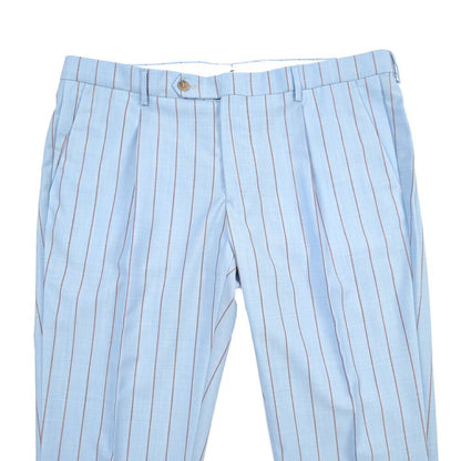 BERWICH “MORELLO 1P” ヴァージンウール100% ワンタックスラックス ライトブルー(azure) 54 | GUARDAROBA MILANO OFFICIAL STORE