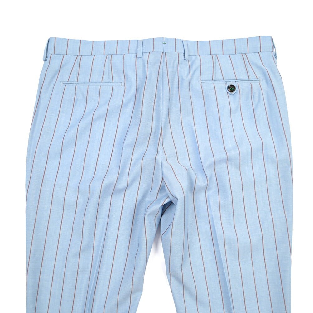 BERWICH “MORELLO 1P” ヴァージンウール100% ワンタックスラックス ライトブルー(azure) 54 | GUARDAROBA MILANO OFFICIAL STORE