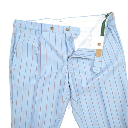 BERWICH “MORELLO 1P” ヴァージンウール100% ワンタックスラックス ライトブルー(azure) 54 | GUARDAROBA MILANO OFFICIAL STORE
