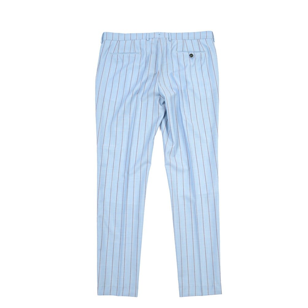 BERWICH “MORELLO 1P” ヴァージンウール100% ワンタックスラックス ライトブルー(azure) 54 | GUARDAROBA MILANO OFFICIAL STORE
