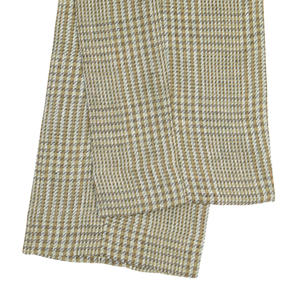 BERWICH “MORELLO 1P” リネン100% ワンタックスラックス グリーン(green) 46 | GUARDAROBA MILANO OFFICIAL STORE