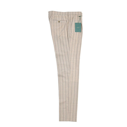 BERWICH “MORELLO 1P” ヴァージンウール100% ワンタックスラックス ライトブラウン(desert) 48 | GUARDAROBA MILANO OFFICIAL STORE