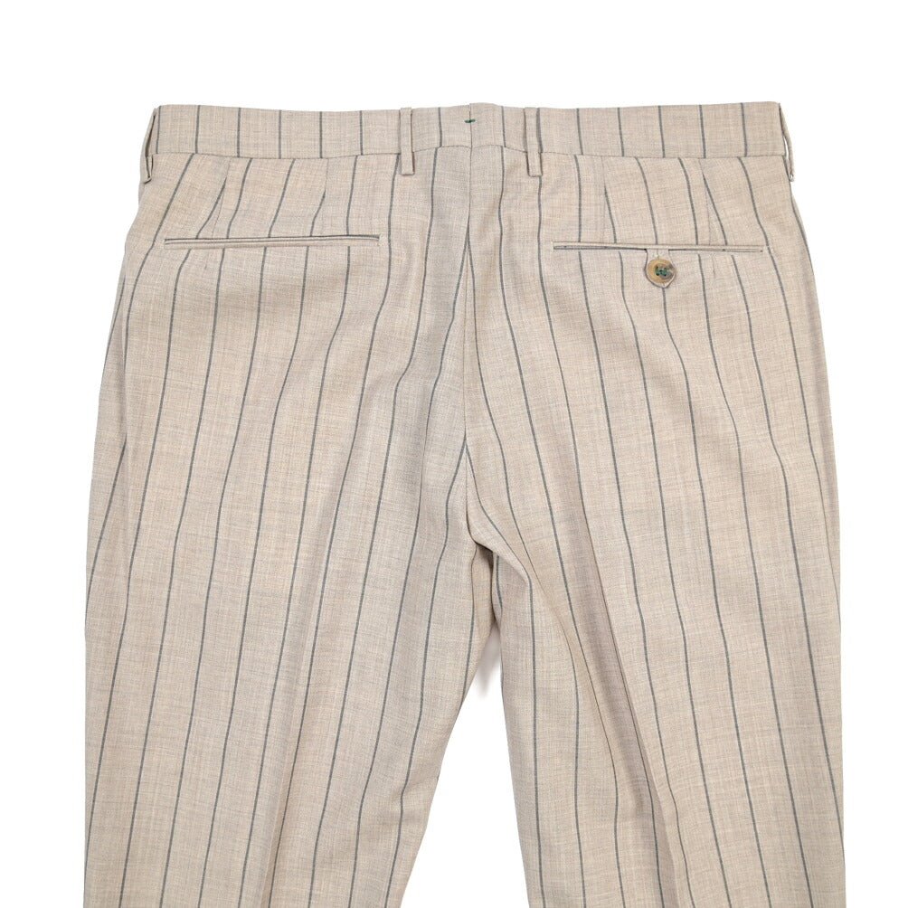 BERWICH “MORELLO 1P” ヴァージンウール100% ワンタックスラックス ライトブラウン(desert) 48 | GUARDAROBA MILANO OFFICIAL STORE