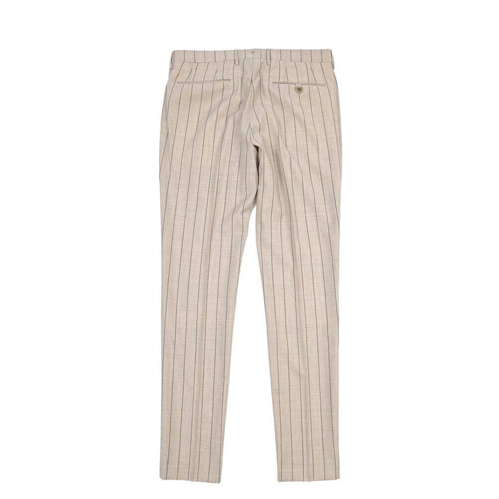 BERWICH “MORELLO 1P” ヴァージンウール100% ワンタックスラックス ライトブラウン(desert) 48 | GUARDAROBA MILANO OFFICIAL STORE