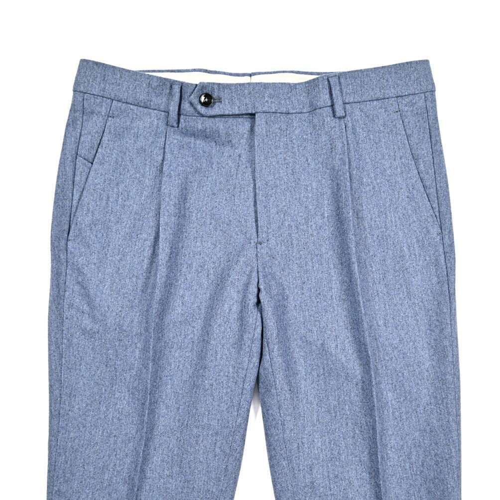 BERWICH “MORELLO 1P” ヴァージンウール100% ワンタックスラックス / CANONICO製生地 パープル(lt violet) 46 | GUARDAROBA MILANO OFFICIAL STORE