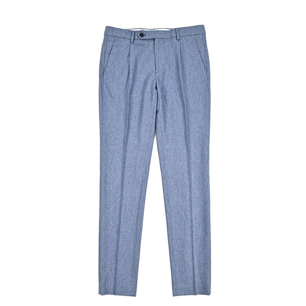 BERWICH “MORELLO 1P” ヴァージンウール100% ワンタックスラックス / CANONICO製生地 パープル(lt violet) 46 | GUARDAROBA MILANO OFFICIAL STORE