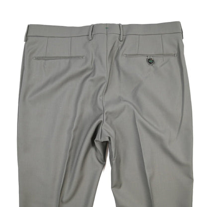 BERWICH “MORELLO 1P” ウール100% ワンタックスラックス / CANONICO製生地 グレー(matt grey) 48 | GUARDAROBA MILANO OFFICIAL STORE