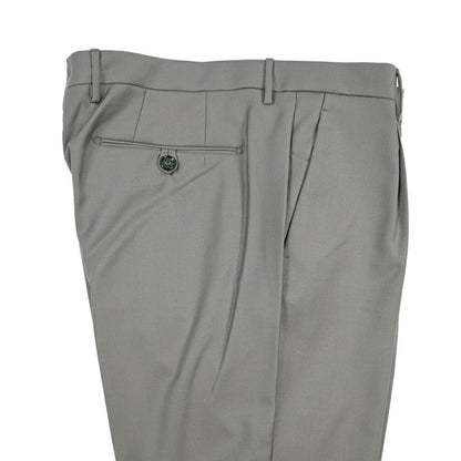 BERWICH “MORELLO 1P” ウール100% ワンタックスラックス / CANONICO製生地 グレー(matt grey) 48 | GUARDAROBA MILANO OFFICIAL STORE