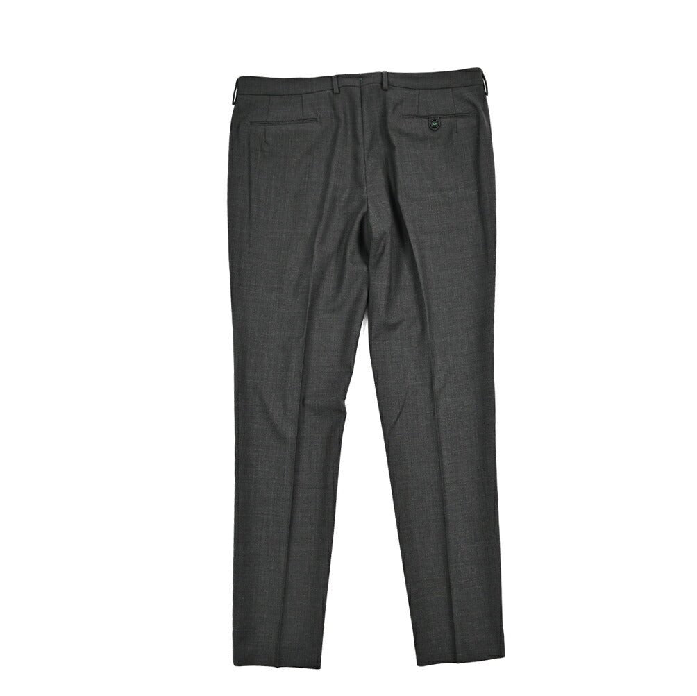 BERWICH "MORELLO 1P" ストレッチウール ワンタックスラックス グレー(charco) 54 | GUARDAROBA MILANO OFFICIAL STORE