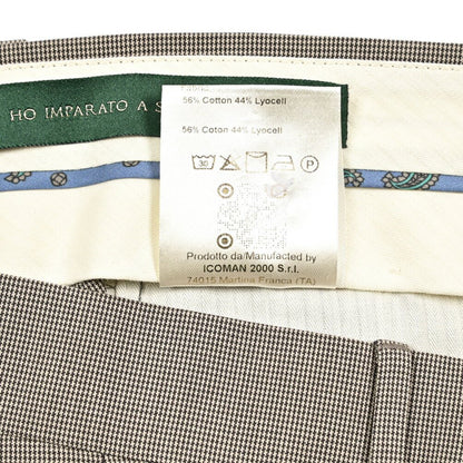 BERWICH "MORELLO 1P" リヨセル混コットン ワンタックスラックス ブラウン 46 | GUARDAROBA MILANO OFFICIAL STORE