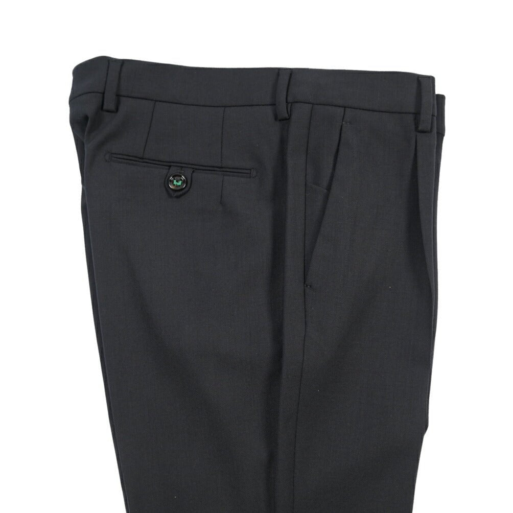 BERWICH “MORELLO 1P” 高機能ストレッチウール ワンタックスラックス ネイビー(blueblack) 46 | GUARDAROBA MILANO OFFICIAL STORE