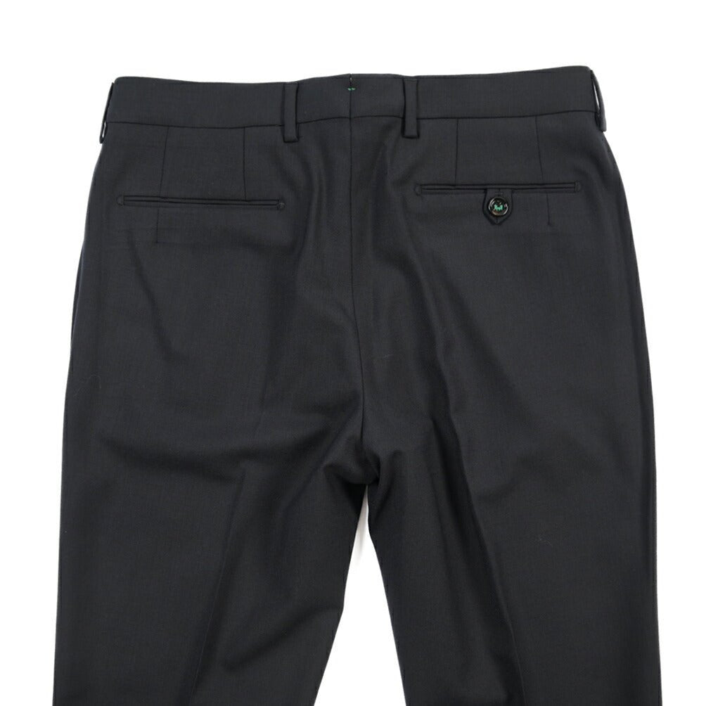 BERWICH “MORELLO 1P” 高機能ストレッチウール ワンタックスラックス ネイビー(blueblack) 46 | GUARDAROBA MILANO OFFICIAL STORE