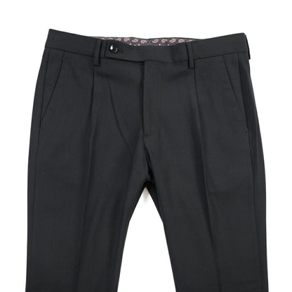 BERWICH “MORELLO 1P” 高機能ストレッチウール ワンタックスラックス ネイビー(blueblack) 46 | GUARDAROBA MILANO OFFICIAL STORE