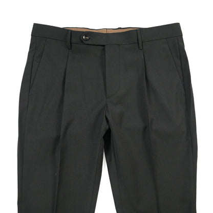 BERWICH “MORELLO 1P” ポリエステル混ウール ワンタックスラックス ブラック(black) 46 | GUARDAROBA MILANO OFFICIAL STORE