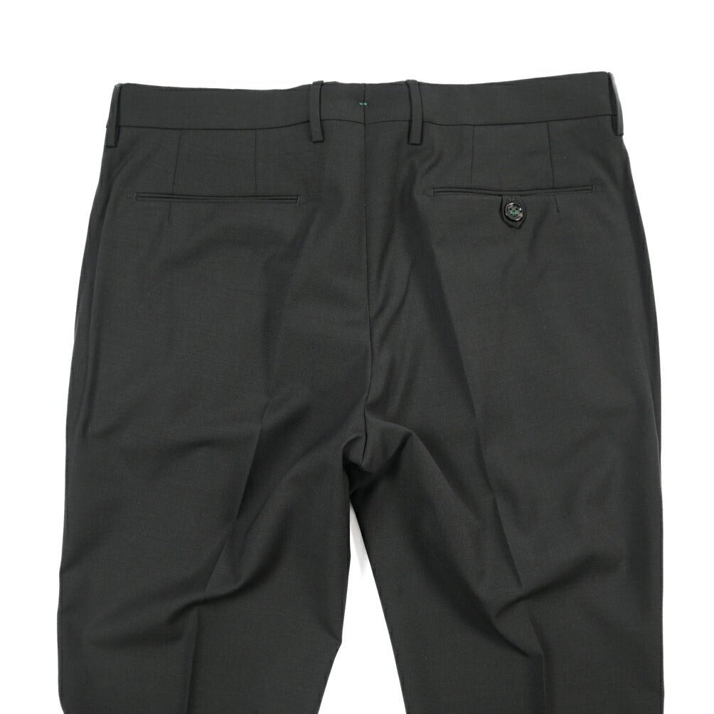 BERWICH “MORELLO 1P” ポリエステル混ウール ワンタックスラックス ブラック(black) 46 | GUARDAROBA MILANO OFFICIAL STORE