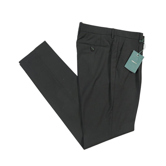 BERWICH “MORELLO 1P” ポリエステル混ウール ワンタックスラックス ブラック(black) 46 | GUARDAROBA MILANO OFFICIAL STORE