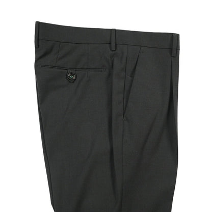 BERWICH “MORELLO 1P” ポリエステル混ウール ワンタックスラックス ブラック(black) 46 | GUARDAROBA MILANO OFFICIAL STORE