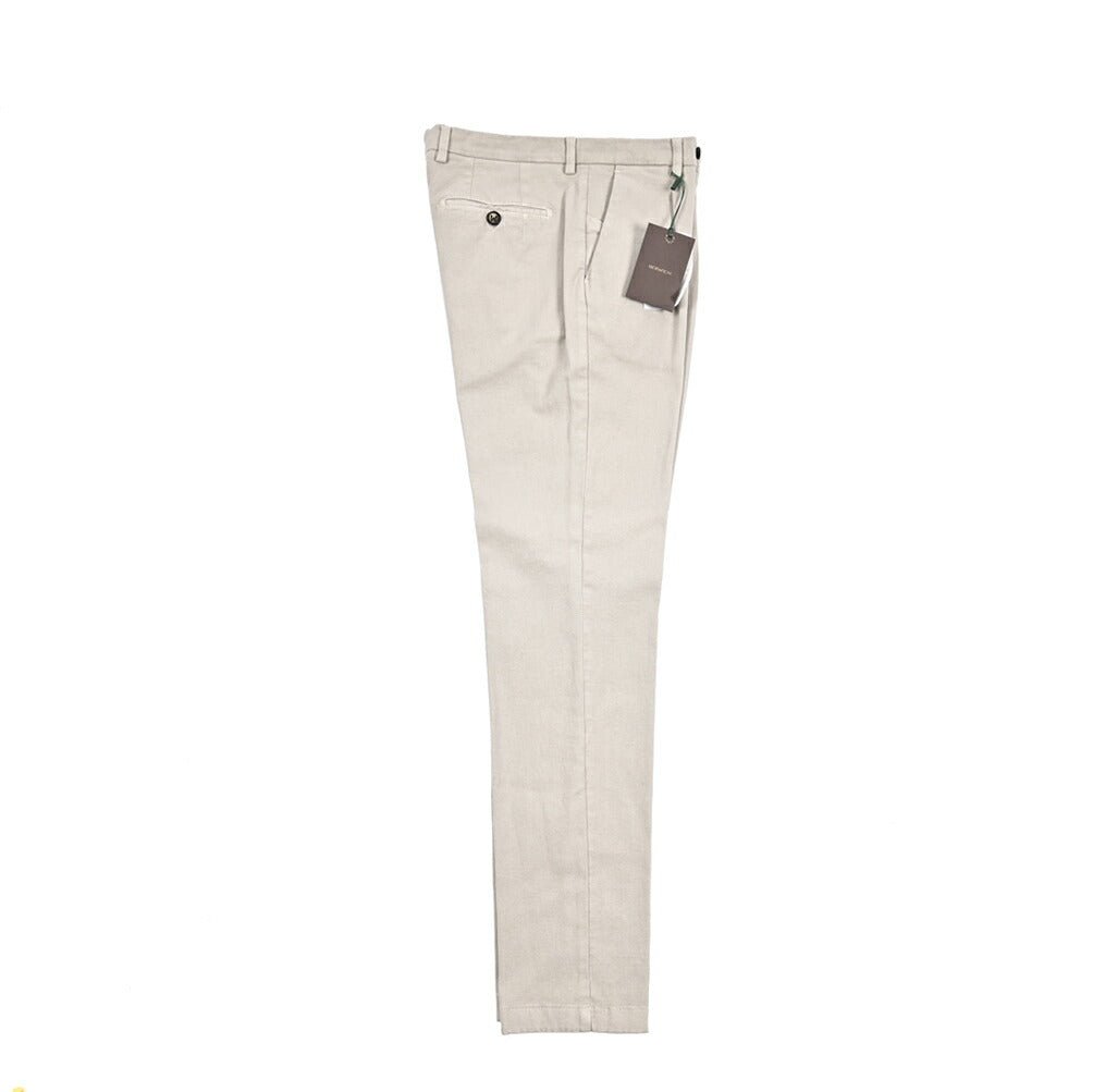 BERWICH "MORELLO 1P - GD" ストレッチコットン ワンタックパンツ｜433635-46｜GUARDAROBA MILANO OFFICIAL STORE