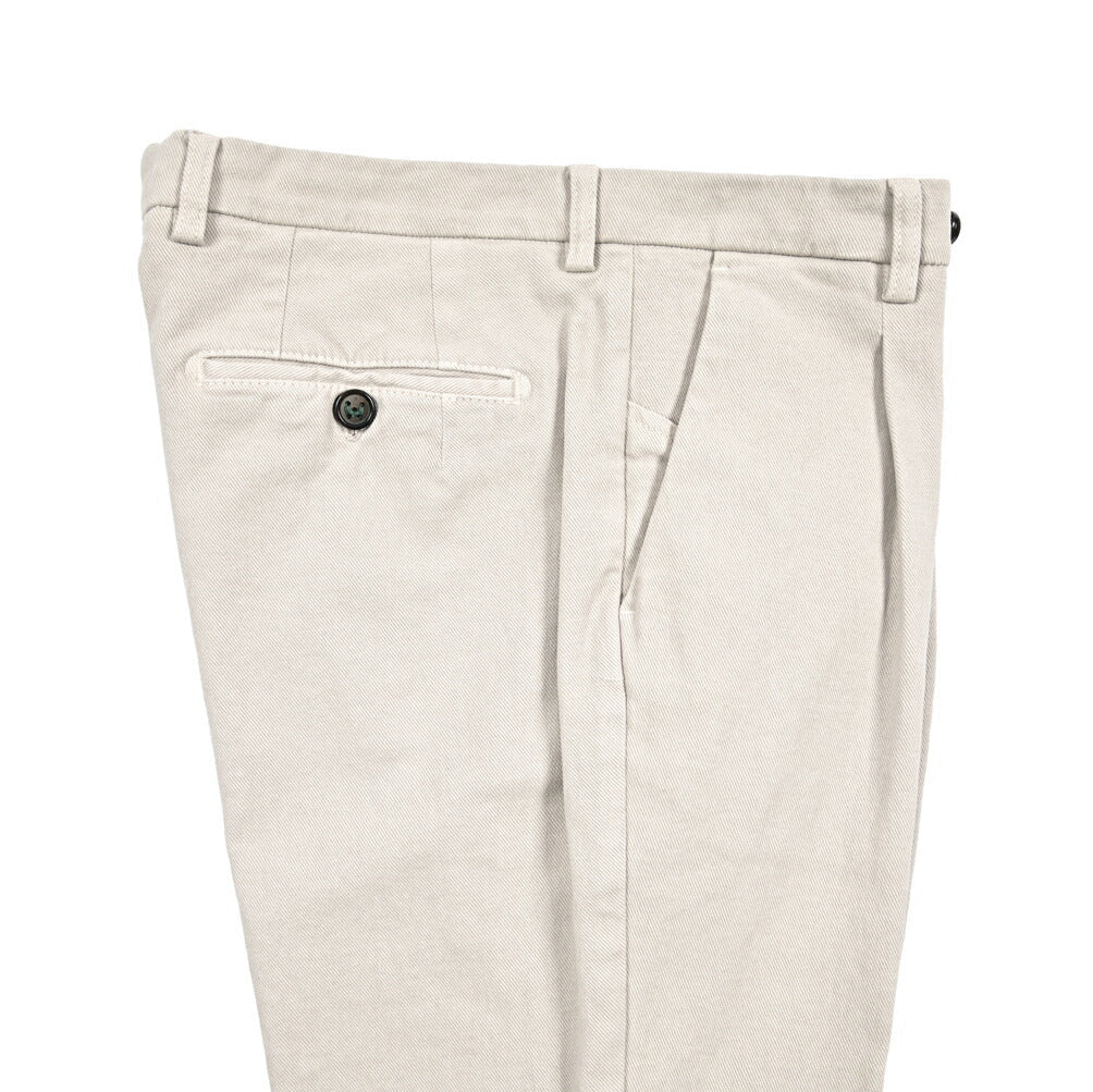 BERWICH "MORELLO 1P - GD" ストレッチコットン ワンタックパンツ｜433635-46｜GUARDAROBA MILANO OFFICIAL STORE