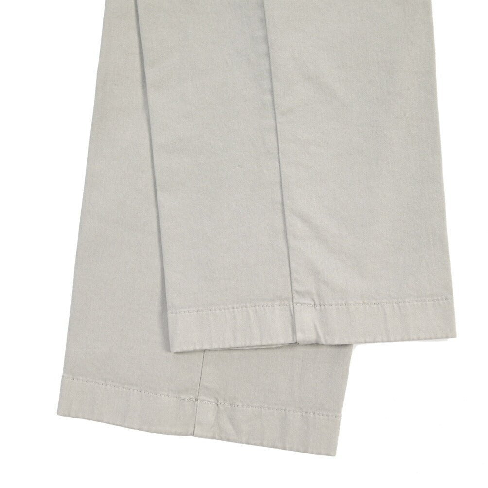 BERWICH “MORELLO 1P-GD” リヨセル混コットン ワンタックチノパンツ グレー(conza701) 52 | GUARDAROBA MILANO OFFICIAL STORE