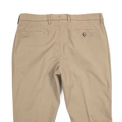 BERWICH “MORELLO 1P-GD” リヨセル混コットン ワンタックチノパンツ グレージュ(noce724) 48 | GUARDAROBA MILANO OFFICIAL STORE