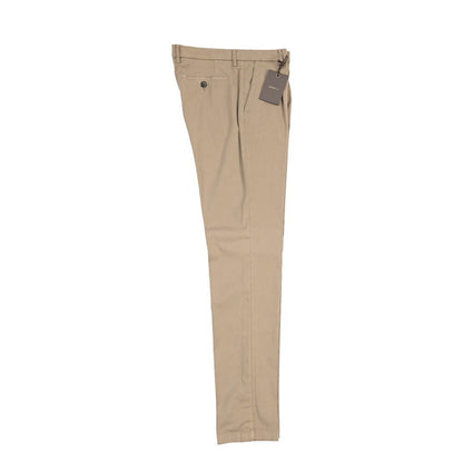 BERWICH “MORELLO 1P-GD” リヨセル混コットン ワンタックチノパンツ グレージュ(noce724) 48 | GUARDAROBA MILANO OFFICIAL STORE
