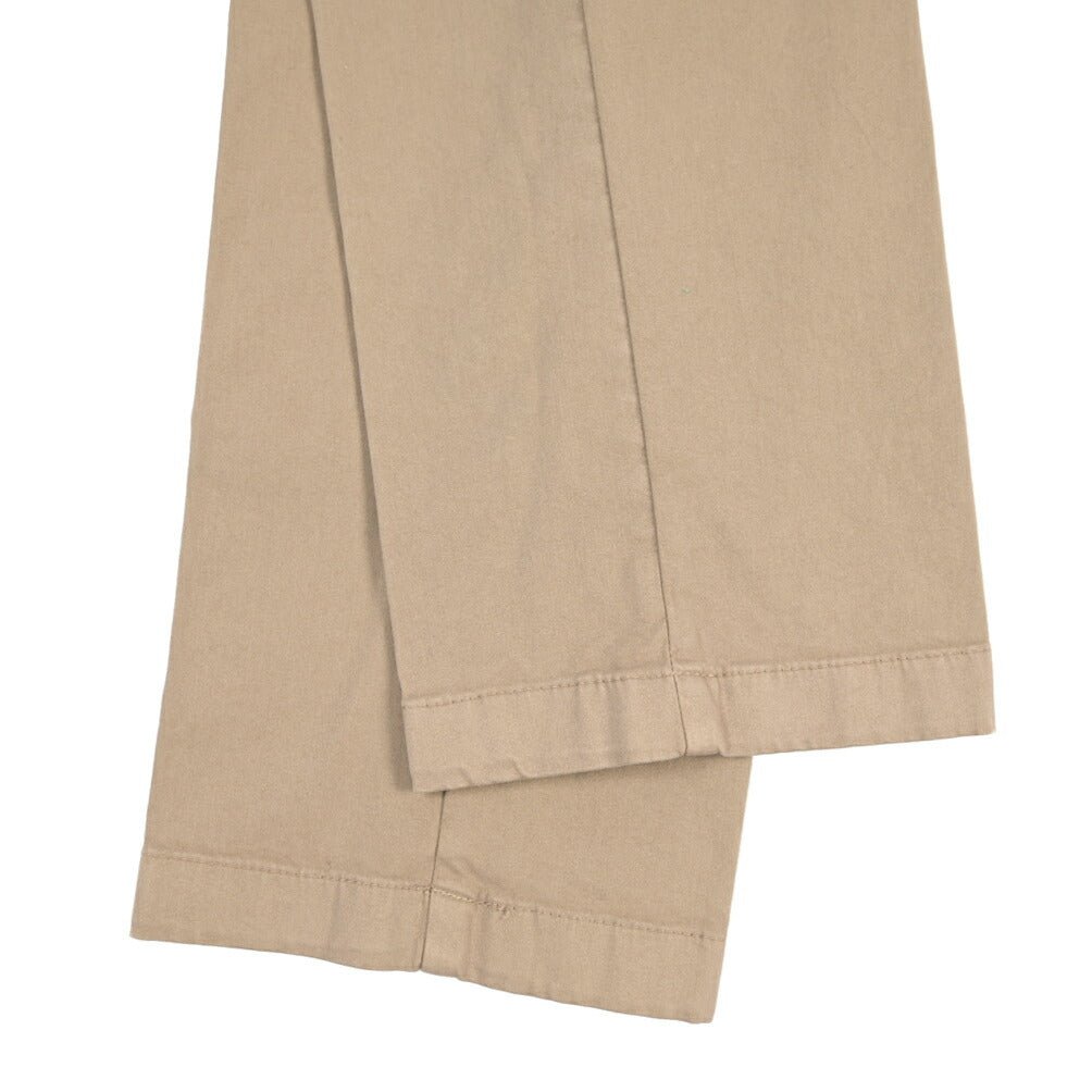 BERWICH “MORELLO 1P-GD” リヨセル混コットン ワンタックチノパンツ グレージュ(noce724) 48 | GUARDAROBA MILANO OFFICIAL STORE