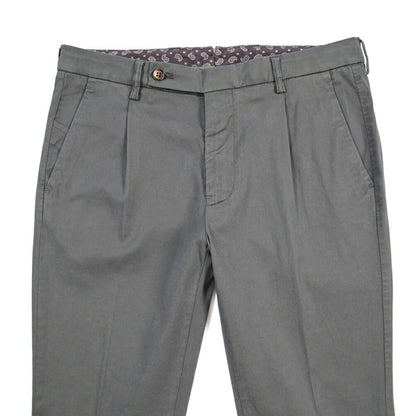 BERWICH “MORELLO 1P-GD” リヨセル混コットン ワンタックパンツ グレー(oliva636) 46 | GUARDAROBA MILANO OFFICIAL STORE