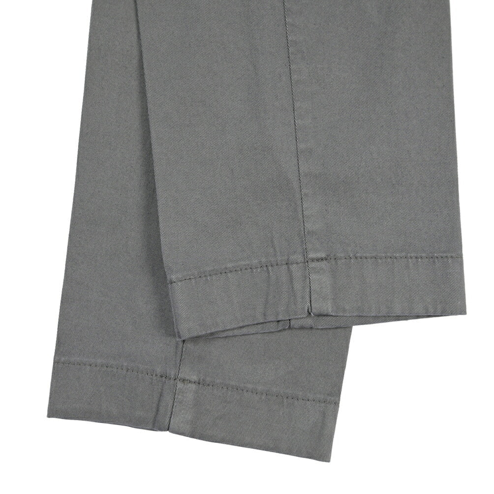 BERWICH “MORELLO 1P-GD” リヨセル混コットン ワンタックパンツ グレー(oliva636) 46 | GUARDAROBA MILANO OFFICIAL STORE