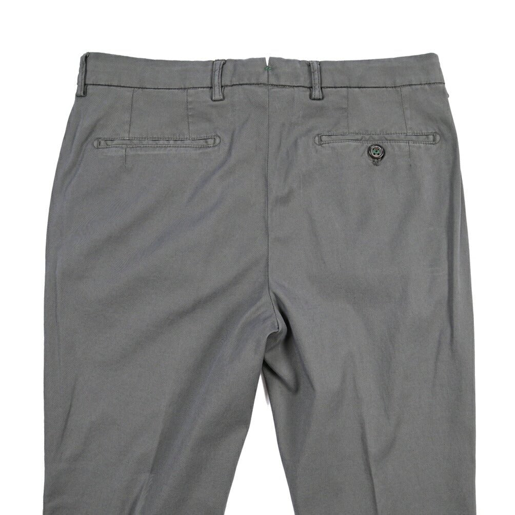 BERWICH “MORELLO 1P-GD” リヨセル混コットン ワンタックパンツ グレー(oliva636) 46 | GUARDAROBA MILANO OFFICIAL STORE