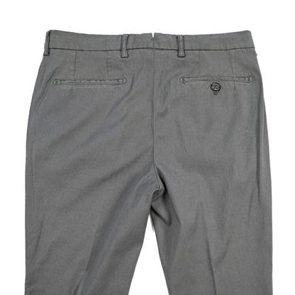 BERWICH “MORELLO 1P-GD” リヨセル混コットン ワンタックパンツ グレー(oliva636) 46 | GUARDAROBA MILANO OFFICIAL STORE