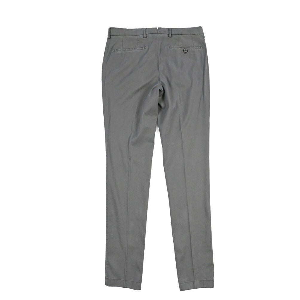 BERWICH “MORELLO 1P-GD” リヨセル混コットン ワンタックパンツ グレー(oliva636) 46 | GUARDAROBA MILANO OFFICIAL STORE