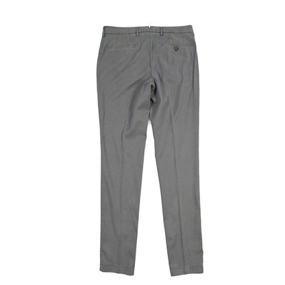 BERWICH “MORELLO 1P-GD” リヨセル混コットン ワンタックパンツ グレー(oliva636) 46 | GUARDAROBA MILANO OFFICIAL STORE