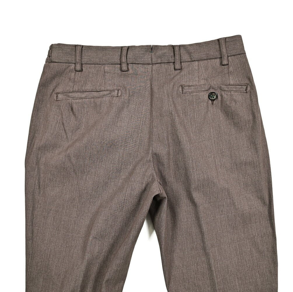秋冬先行セール｜BERWICH "MORELLO" ストレッチコットン ノータックスラックス｜412069-46｜GUARDAROBA MILANO OFFICIAL STORE