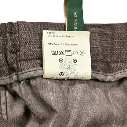 秋冬先行セール｜BERWICH "MORELLO" ストレッチコットン ノータックスラックス｜412069-46｜GUARDAROBA MILANO OFFICIAL STORE