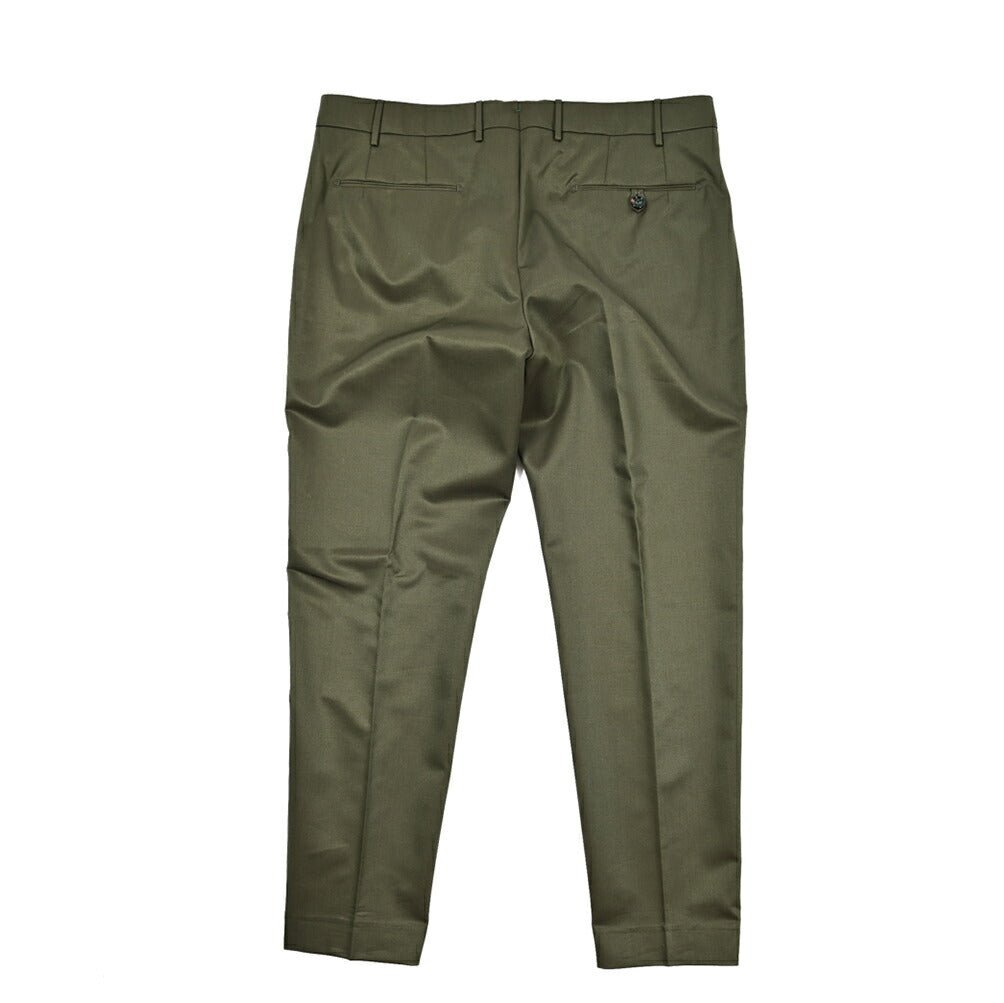 BERWICH "MORELLO" ストレッチウールコットン ノータックスリムパンツ｜424412 - 52｜GUARDAROBA MILANO OFFICIAL STORE