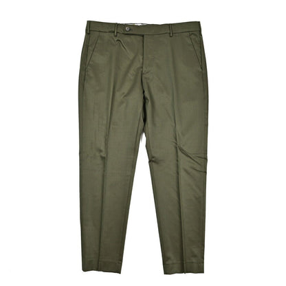 BERWICH "MORELLO" ストレッチウールコットン ノータックスリムパンツ｜424412 - 52｜GUARDAROBA MILANO OFFICIAL STORE